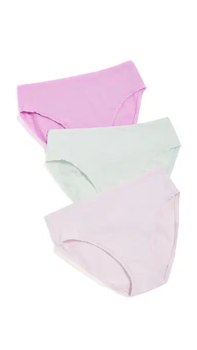 Natori Bliss Bare Hipster 3 Pack Iced Mint/Wild Petal/Misty Orchid | Thumbnail 6