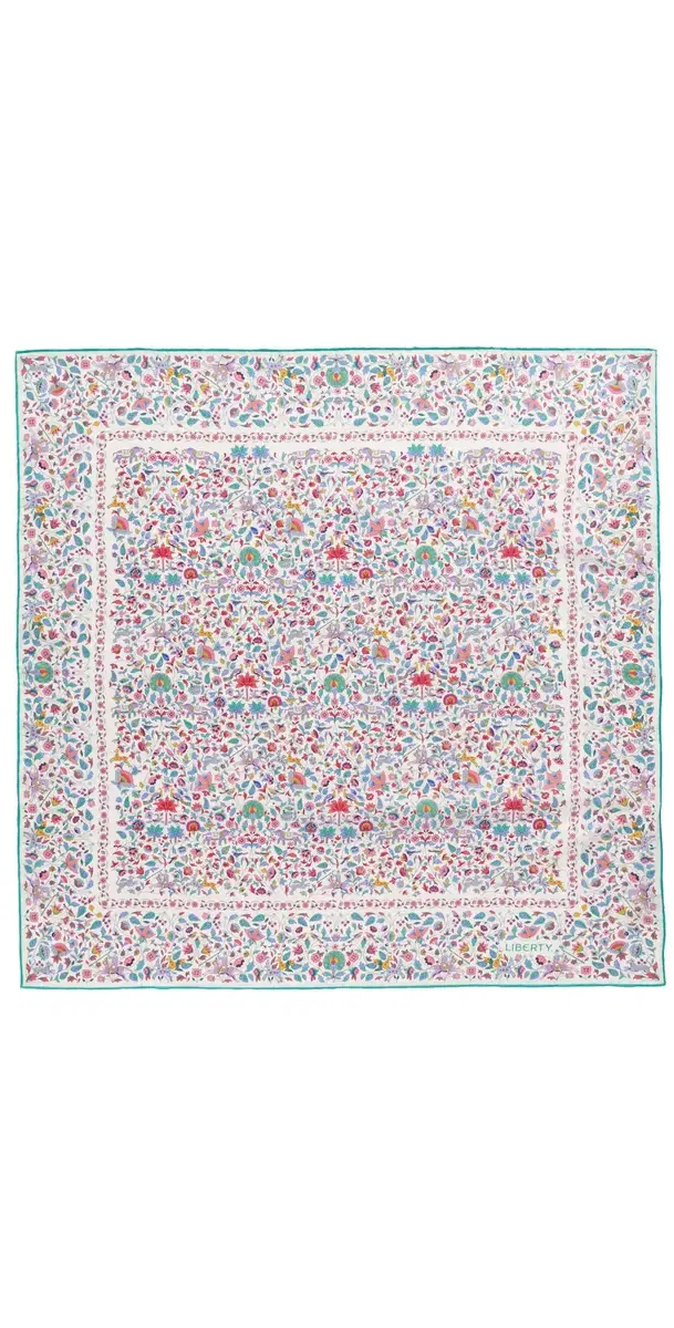 LIBERTY Imran Silk Scarf Cream One Size