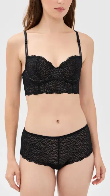 b.tempt'd by Wacoal b. tempt'd by Wacoal Untamed Demi Longline Bralette Night S | Thumbnail 5