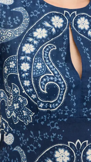 Sea Emelina Print Midi Dress Navy 4 | Thumbnail 6 Sea Emelina Print Midi Dress Navy 4 | Thumbnail 6