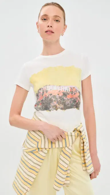 Simkhai Graphic Tee White M | Thumbnail 2
