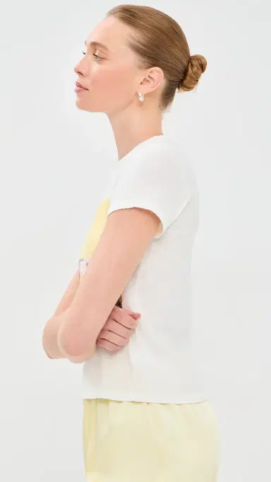 Simkhai Graphic Tee White M | Thumbnail 4