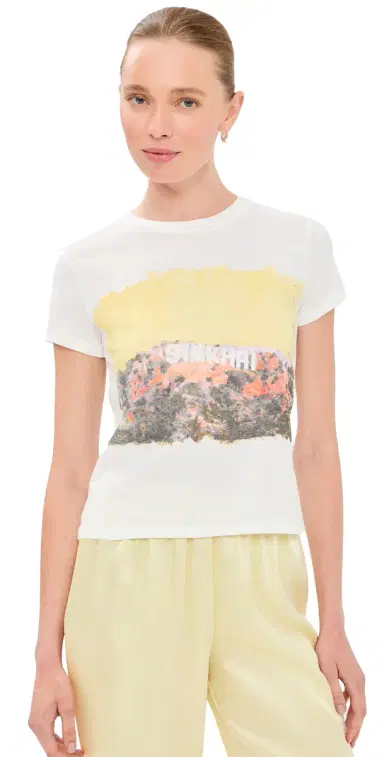 Simkhai Graphic Tee White M | Thumbnail 1
