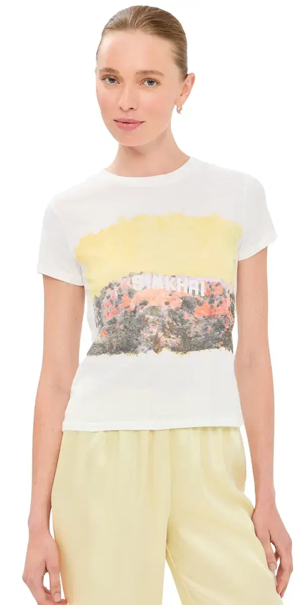 SIMKHAI imkhai Graphic Tee White