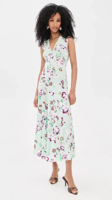 Ulla Johnson Elowen Silk Dress Oasis | Thumbnail 2