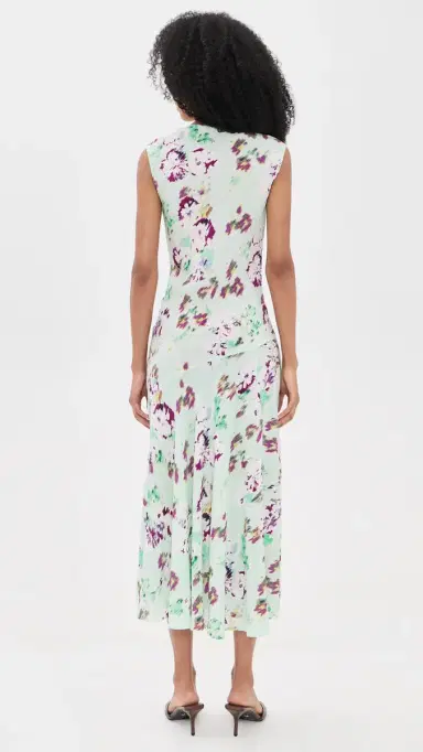 Ulla Johnson Elowen Silk Dress Oasis | Thumbnail 3