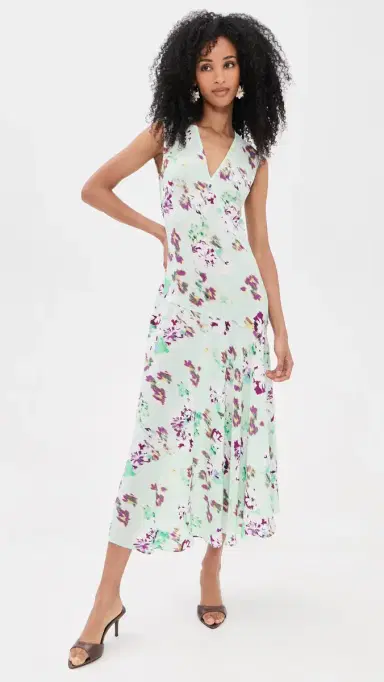 Ulla Johnson Elowen Silk Dress Oasis | Thumbnail 5
