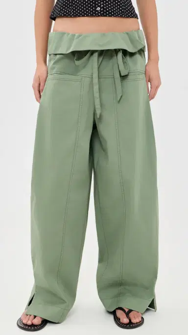 Free People Fisherman Pants Mistletoe M/L | Thumbnail 3