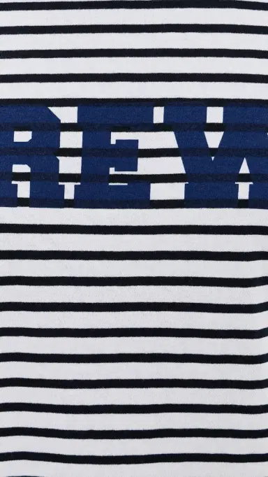 Sunny Somewhere Crew Stripe Tee Navy Stripe | Thumbnail 6 Sunny Somewhere Crew Stripe Tee Navy Stripe | Thumbnail 6