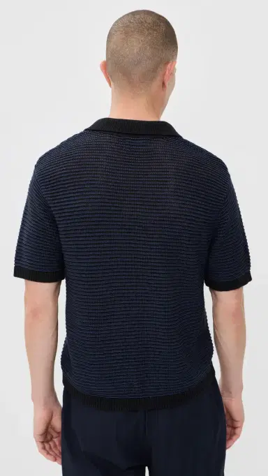 Taylor Stitch The Valencia Sweater Polo Coal Stripe 38 | Thumbnail 3 Taylor Stitch The Valencia Sweater Polo Coal Stripe 38 | Thumbnail 3