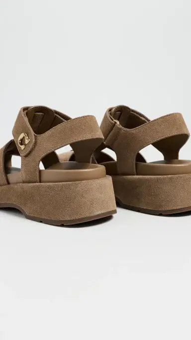 Coach Fisherman Sandals Coconut Suede 5 | Thumbnail 4 Coach Fisherman Sandals Coconut Suede 5 | Thumbnail 4