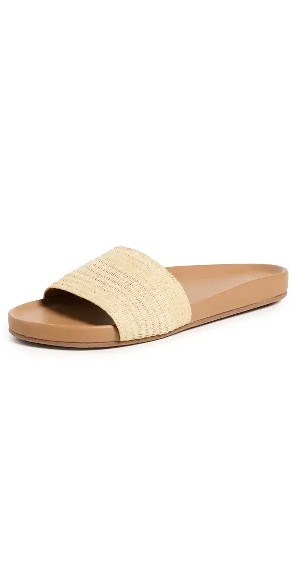 beek Gallito Raffia Sandals Honey