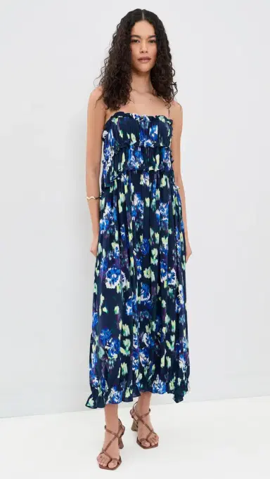 Ulla Johnson Clove Silk Dress Evening Bloom | Thumbnail 5 Ulla Johnson Clove Silk Dress Evening Bloom | Thumbnail 5