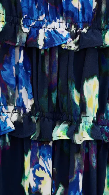 Ulla Johnson Clove Silk Dress Evening Bloom | Thumbnail 6 Ulla Johnson Clove Silk Dress Evening Bloom | Thumbnail 6