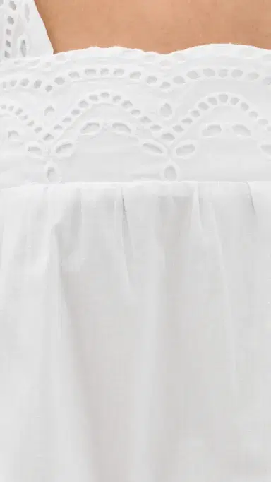 Playa Lucila Eyelet Tank White | Thumbnail 6
