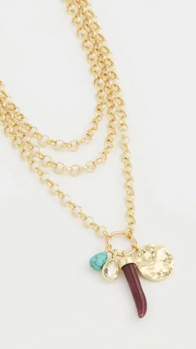 BaubleBar Maeve Layered Necklace Multi One Size | Thumbnail 2