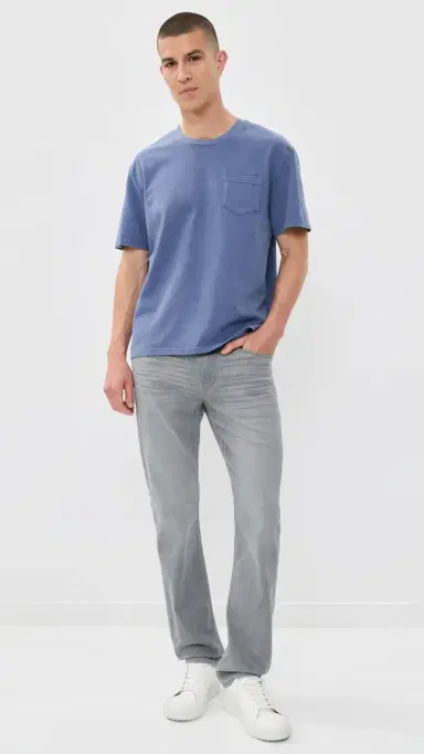 PAIGE Federal Transcend Slim Straight Jeans - 32 Patterson | Thumbnail 5
