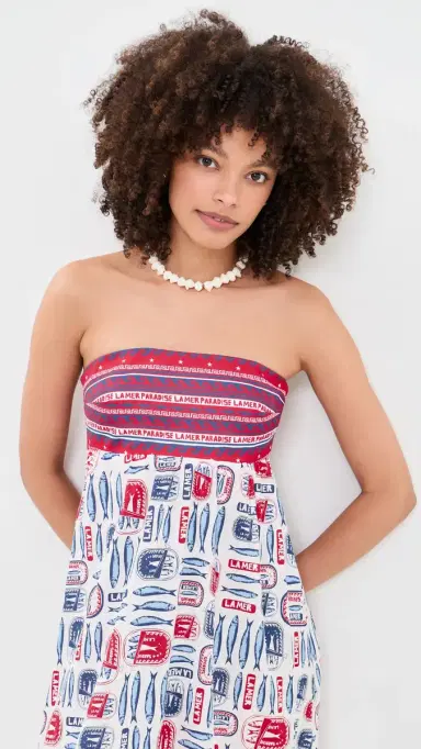 Show Me Your Mumu Day Out Maxi Dress Sardine Border S | Thumbnail 5