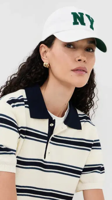 Polo Ralph Lauren NY Patch Logo Sport Cap Paper White One Size | Thumbnail 3