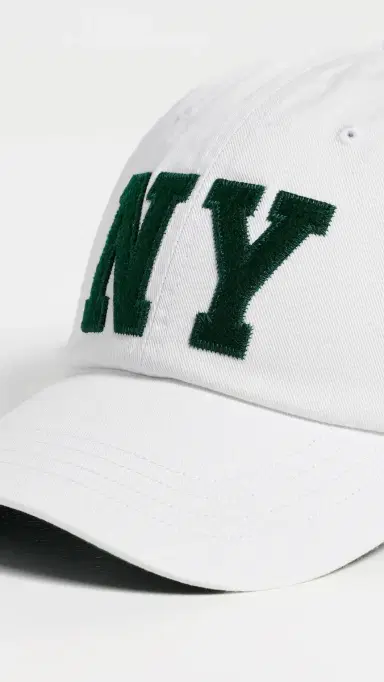Polo Ralph Lauren NY Patch Logo Sport Cap Paper White One Size | Thumbnail 6