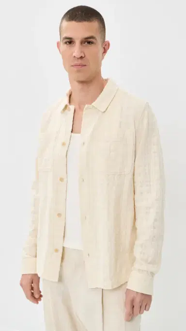 Les Deux Textured Slub Overshirt | Thumbnail 2 Les Deux Textured Slub Overshirt | Thumbnail 2