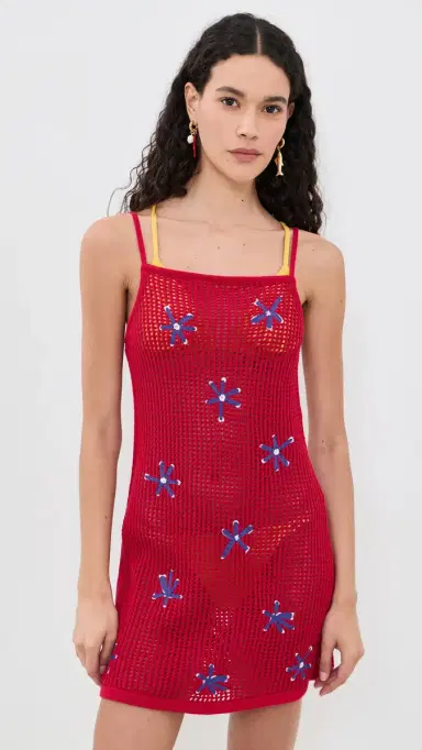 Staud Rio Coverup Dress Painted Foulard | Thumbnail 2