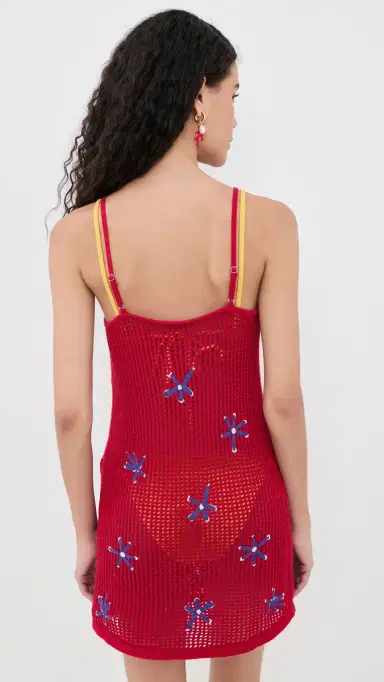 Staud Rio Coverup Dress Painted Foulard | Thumbnail 3