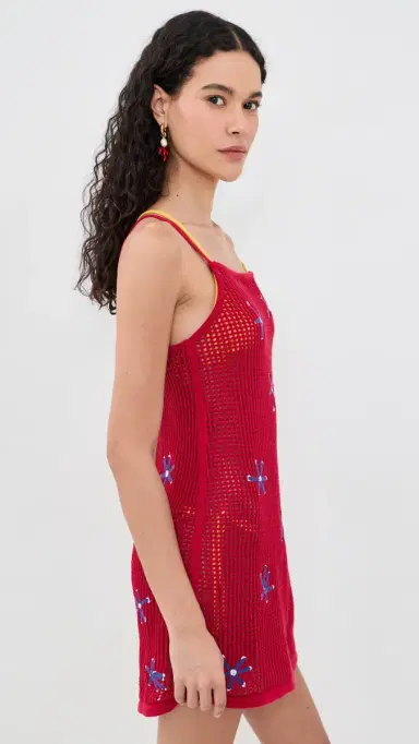 Staud Rio Coverup Dress Painted Foulard | Thumbnail 4