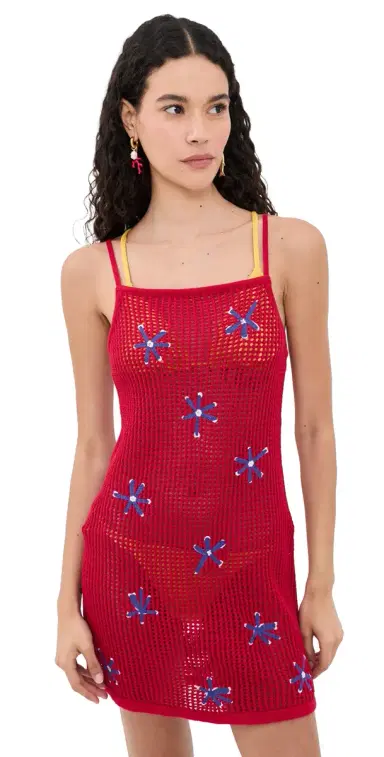 Staud Rio Coverup Dress Painted Foulard | Thumbnail 1