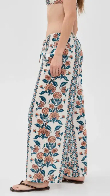 Montce Winona Floral Drawstring Wide-Leg Pants Winona Floral | Thumbnail 4 Montce Winona Floral Drawstring Wide-Leg Pants Winona Floral | Thumbnail 4