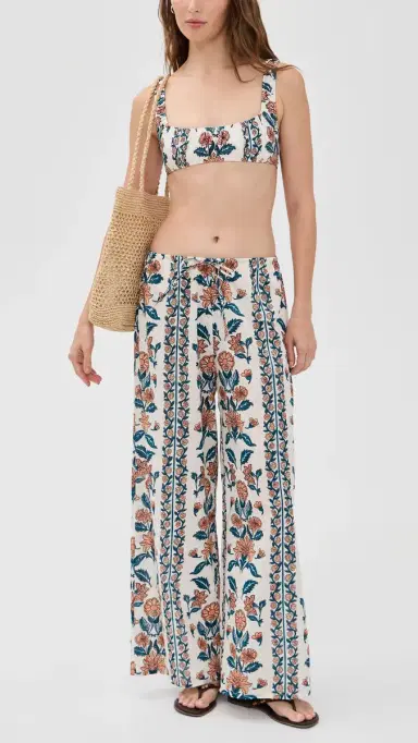 Montce Winona Floral Drawstring Wide-Leg Pants Winona Floral | Thumbnail 5 Montce Winona Floral Drawstring Wide-Leg Pants Winona Floral | Thumbnail 5