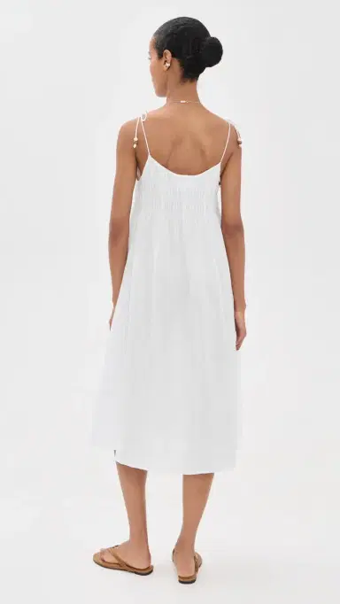Velvet Teresa Dress White | Thumbnail 3 Velvet Teresa Dress White | Thumbnail 3
