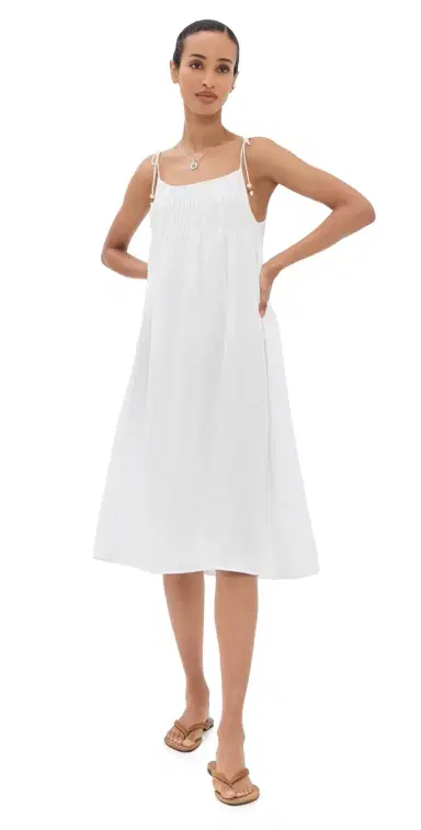 Velvet Teresa Dress White | Thumbnail 1 Velvet Teresa Dress White | Thumbnail 1