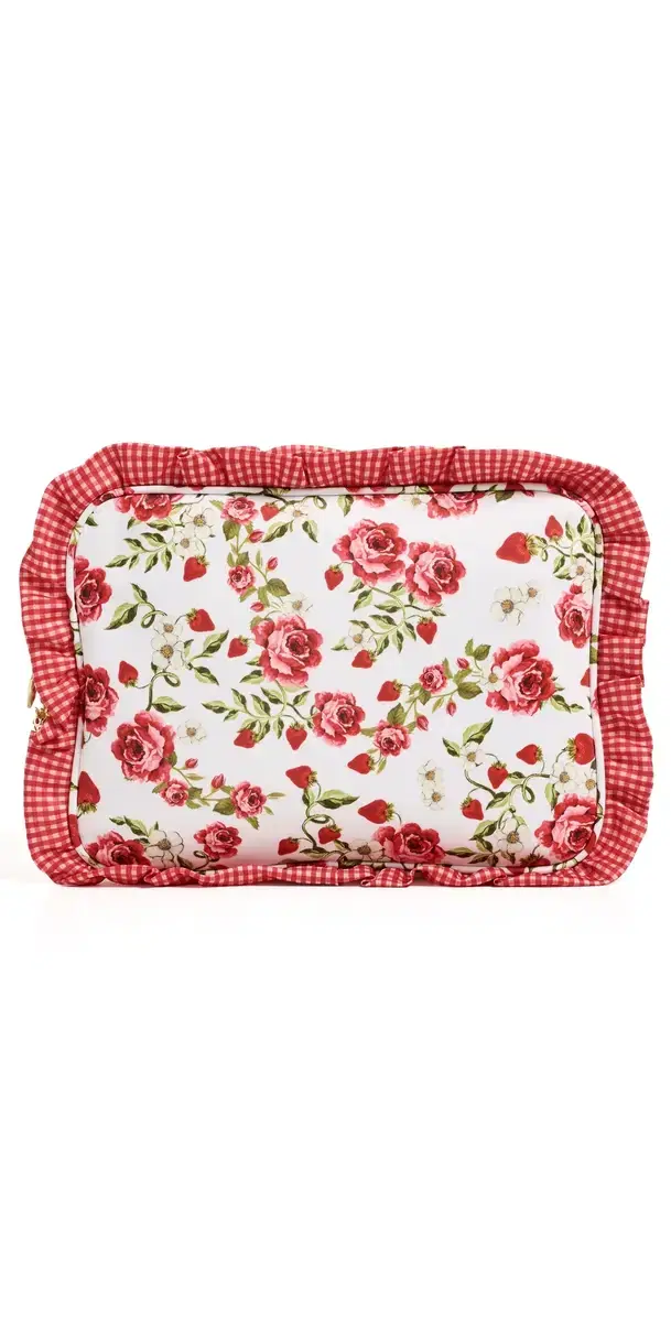 Stoney Clover Lane Agua Bendita x  Large Cosmetic Bag Floral Strawberry One Size