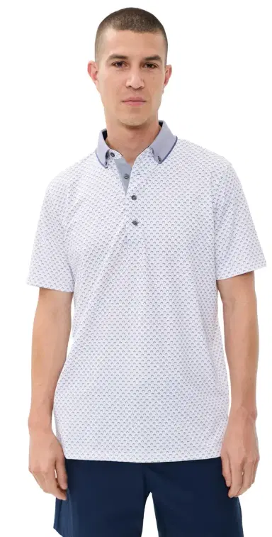 Greyson Angels Crest Polo Pink Sky S | Thumbnail 1