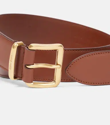 Miu Miu Leather belt | Thumbnail 2 Miu Miu Leather belt | Thumbnail 2