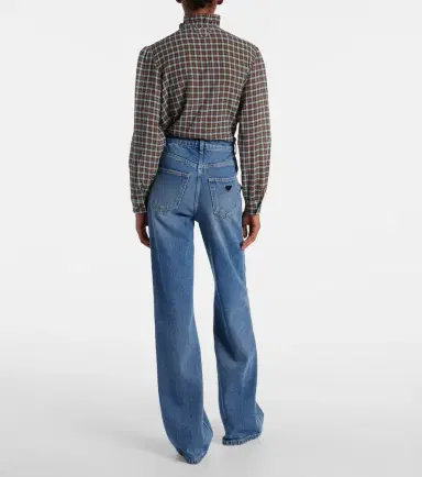 Prada High-rise wide-leg jeans | Thumbnail 4