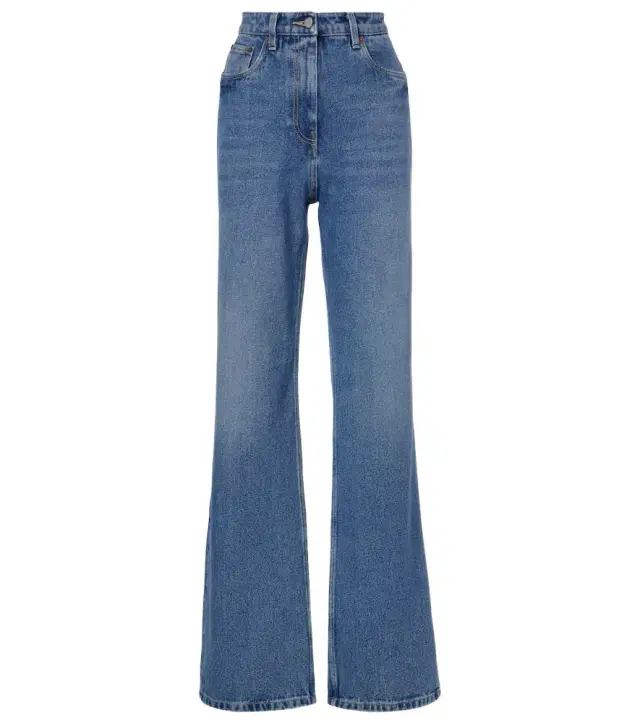 Prada High-rise wide-leg jeans
