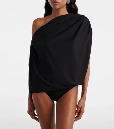 Wolford Draped off-shoulder bodysuit | Thumbnail 6