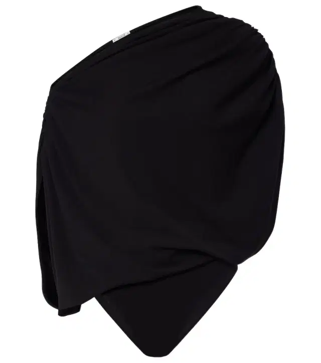 Draped off-shoulder bodysuit
