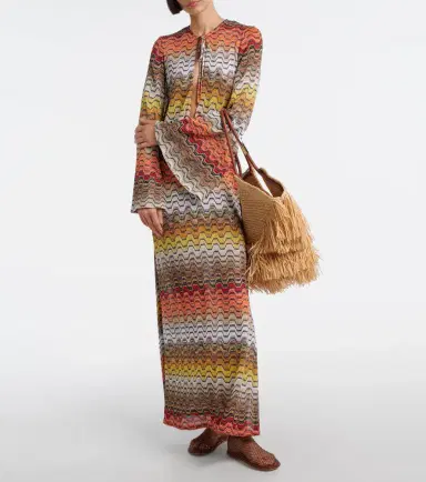 Missoni Wave lamé beach dress | Thumbnail 6