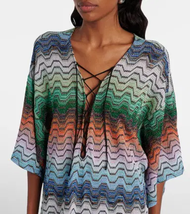 Missoni Wave lamé beach dress | Thumbnail 3 Missoni Wave lamé beach dress | Thumbnail 3