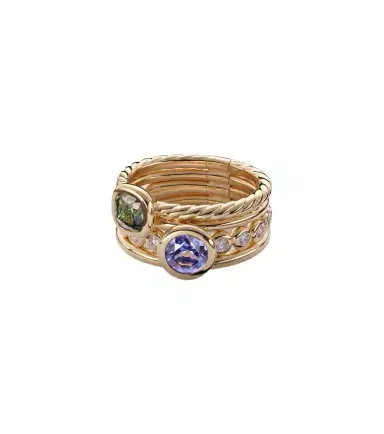 David Yurman DY Mercer 18kt gold ring with gemstones | Thumbnail 1 David Yurman DY Mercer 18kt gold ring with gemstones | Thumbnail 1