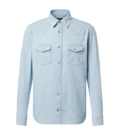 Tom Ford Denim Western shirt | Thumbnail 1 Tom Ford Denim Western shirt | Thumbnail 1