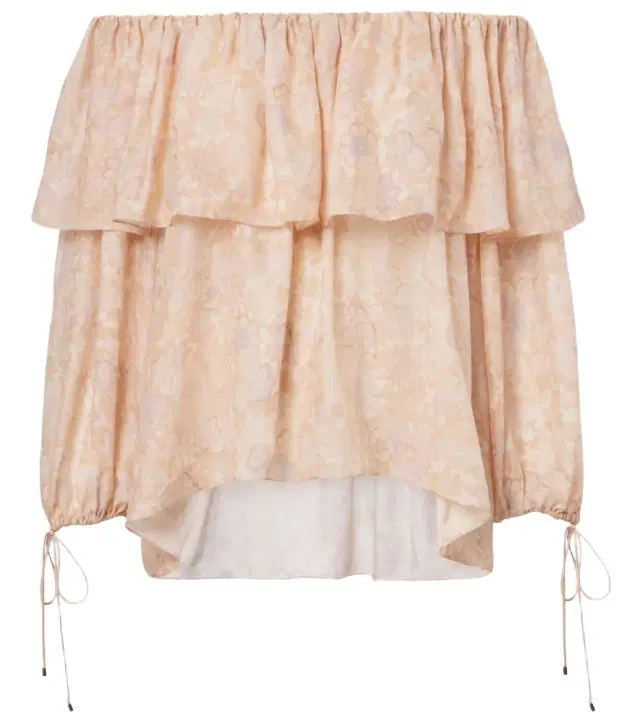 Chloe Chloé Floral silk charmeuse top