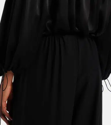 Chloé Chloé Silk crêpe de chine wide-leg pants | Thumbnail 2 Chloé Chloé Silk crêpe de chine wide-leg pants | Thumbnail 2