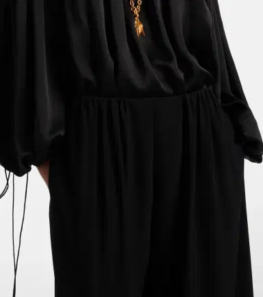 Chloé Chloé Silk crêpe de chine wide-leg pants | Thumbnail 5 Chloé Chloé Silk crêpe de chine wide-leg pants | Thumbnail 5