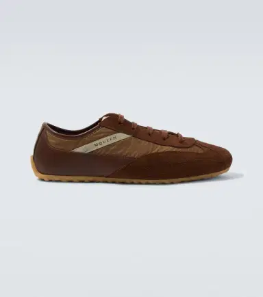 Alexander McQueen Suede-trimmed sneakers | Thumbnail 4