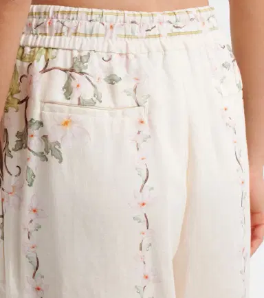 Agua by Agua Bendita Tota floral linen wide-leg pants | Thumbnail 2 Agua by Agua Bendita Tota floral linen wide-leg pants | Thumbnail 2