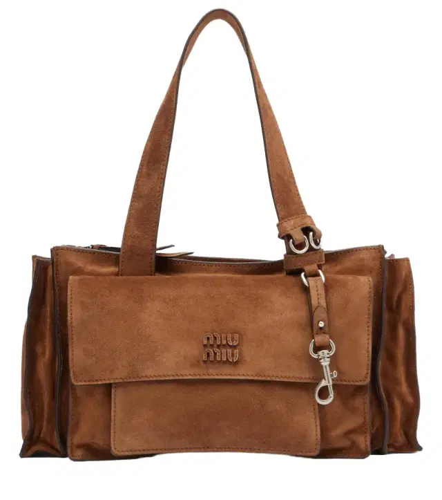 Miu Miu Utilitaire suede shoulder bag
